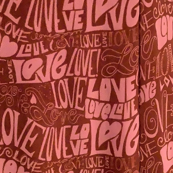 URBAN OUTFITTERS Brown/Pink“Love” Dress, Medium - Picture 2 of 10